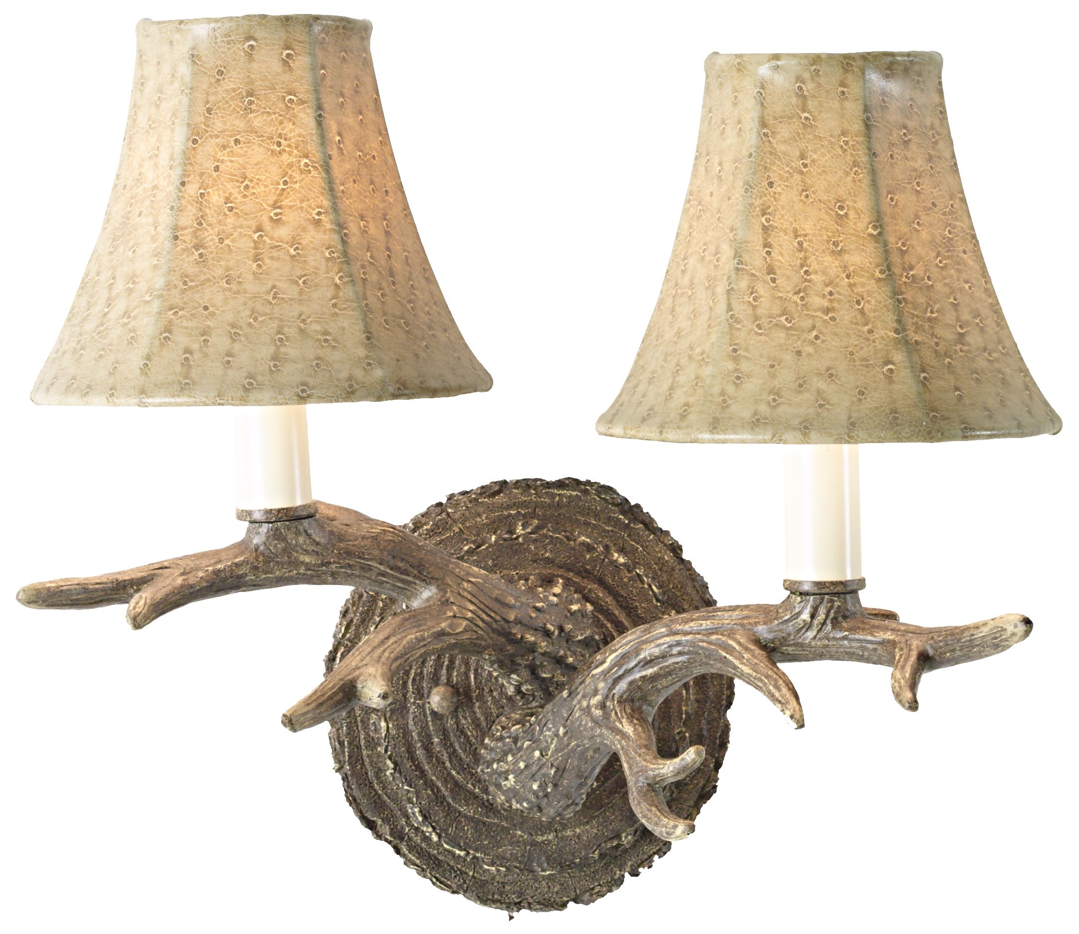 Dick Idol™ 14 3/4" Wide Antler Sconce