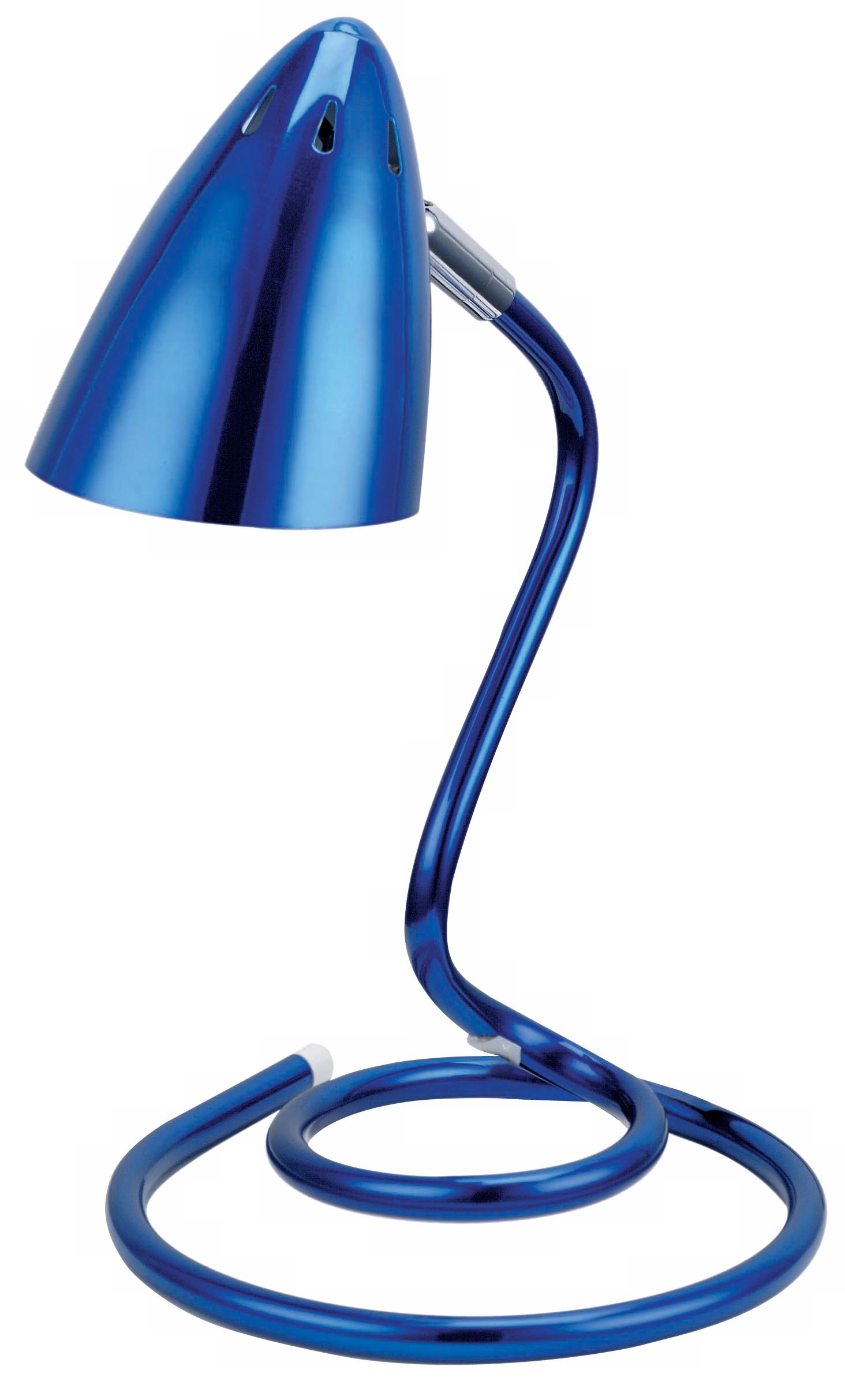 Blue Twist Desk Lamp