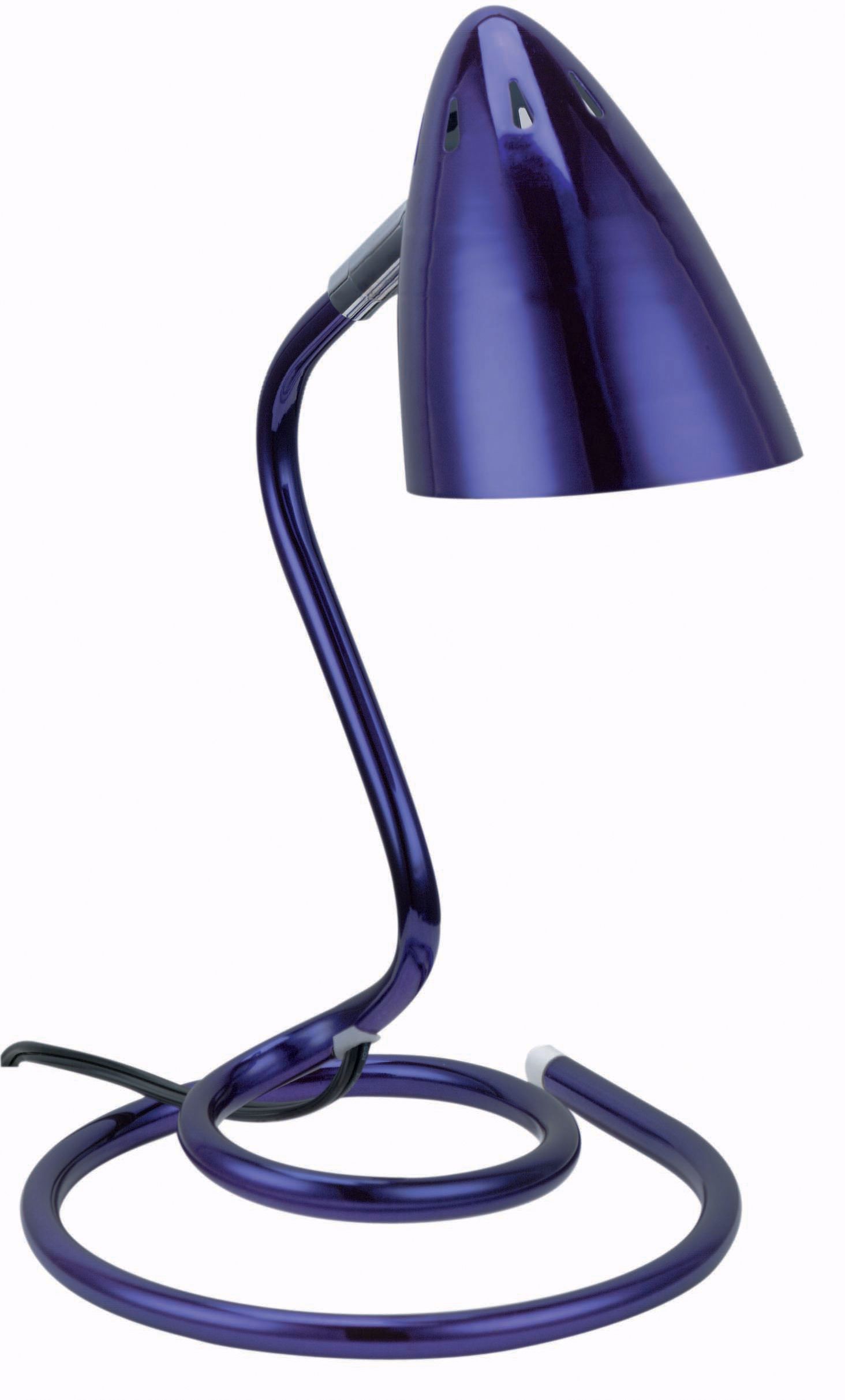 Lite Source Purple Twist Desk Lamp