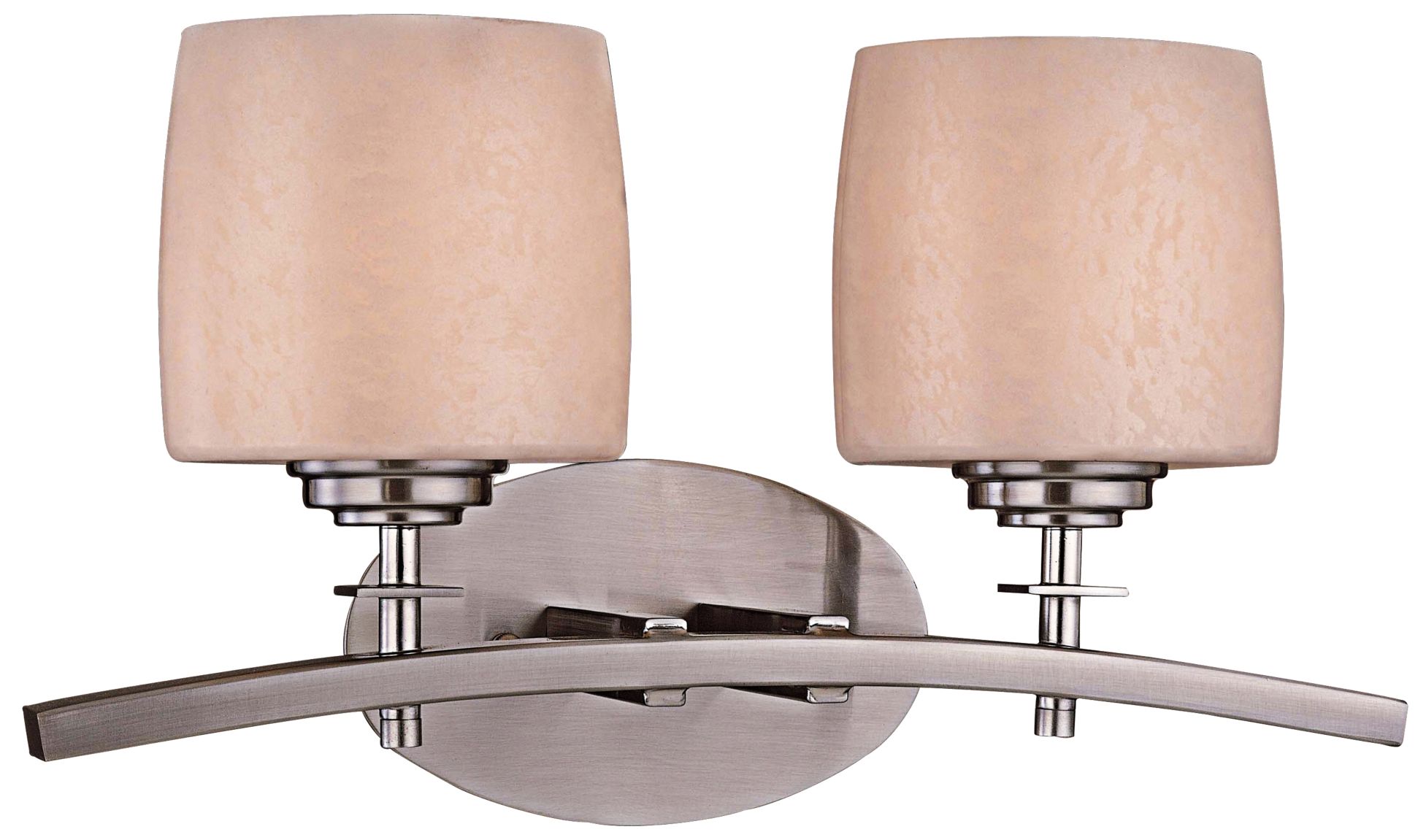 Minka Raiden 2-Light Brushed Nickel Bath Light