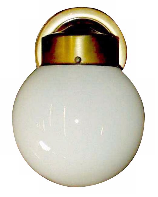 Opal Globe 8" High Outdoor Wall Light
