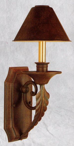 Bronze Finish 17" High 7" Wide Wall Sconce