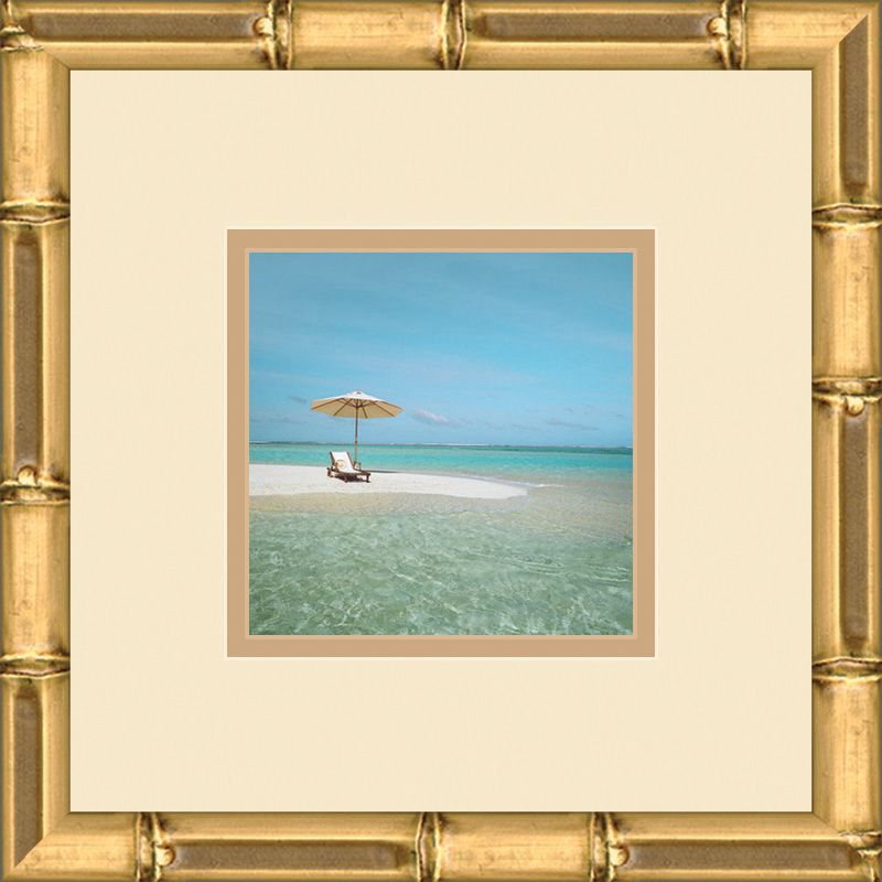 Paradise Cove D 13" Square Wall Art