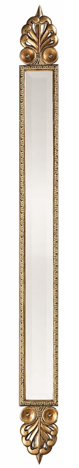 Classic Antique Silver Spear 56" High Wall Mirror