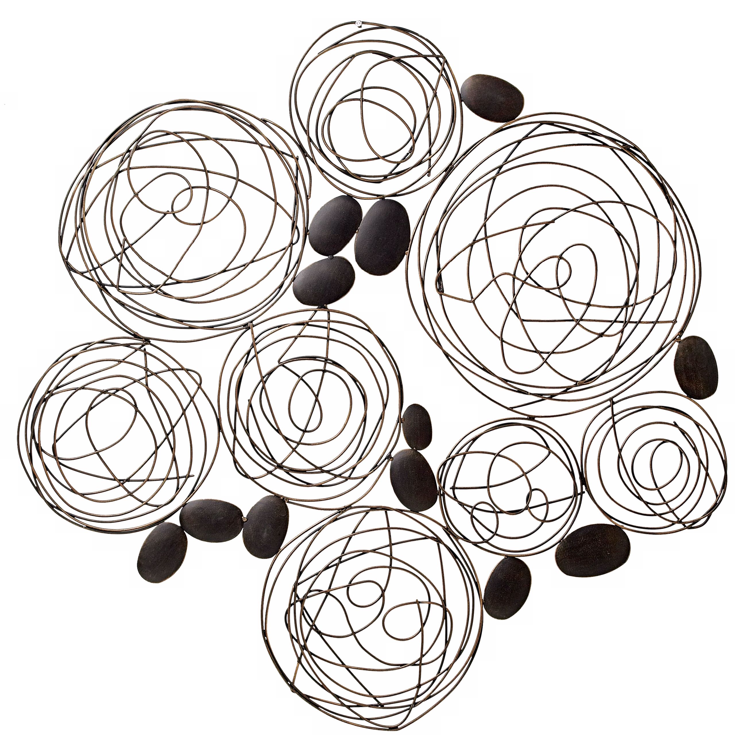 Flowing River Wire 24 1/4" High Metal Wall Decor