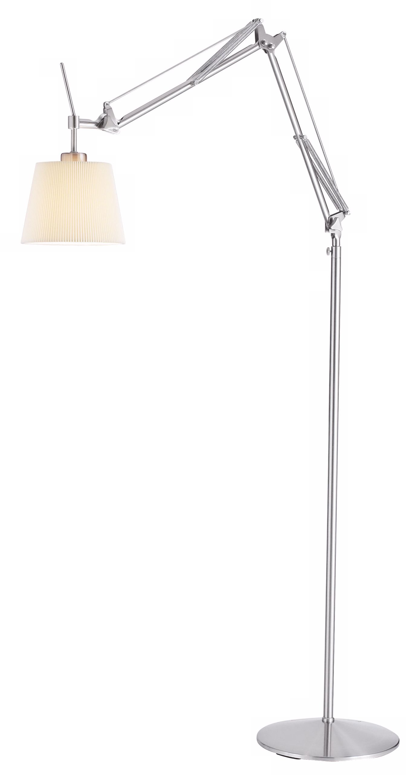 Bloomfield Satin Steel Floor Lamp