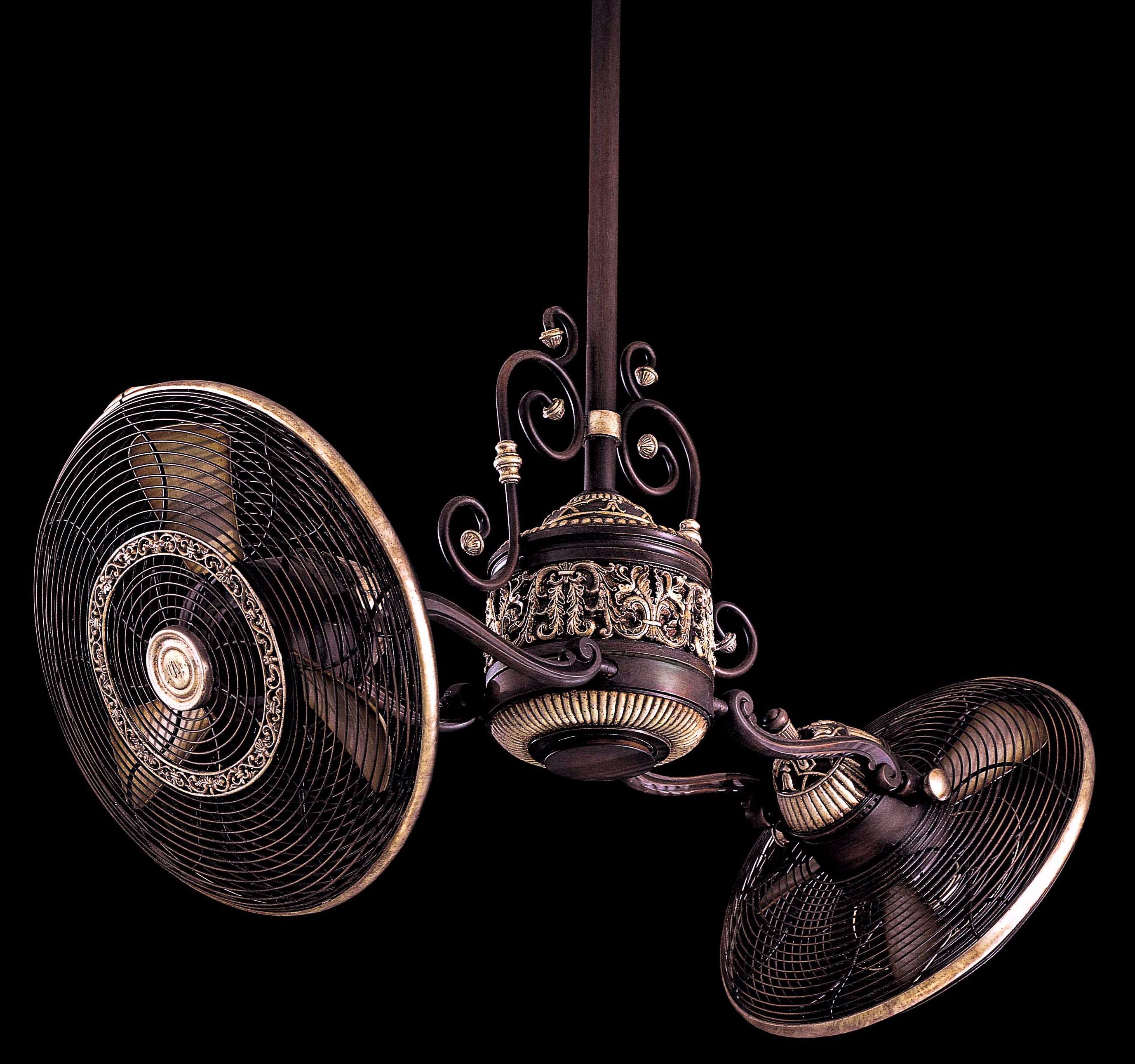 42" Minka Aire Traditional Gyro Sterling Walnut Ceiling Fan