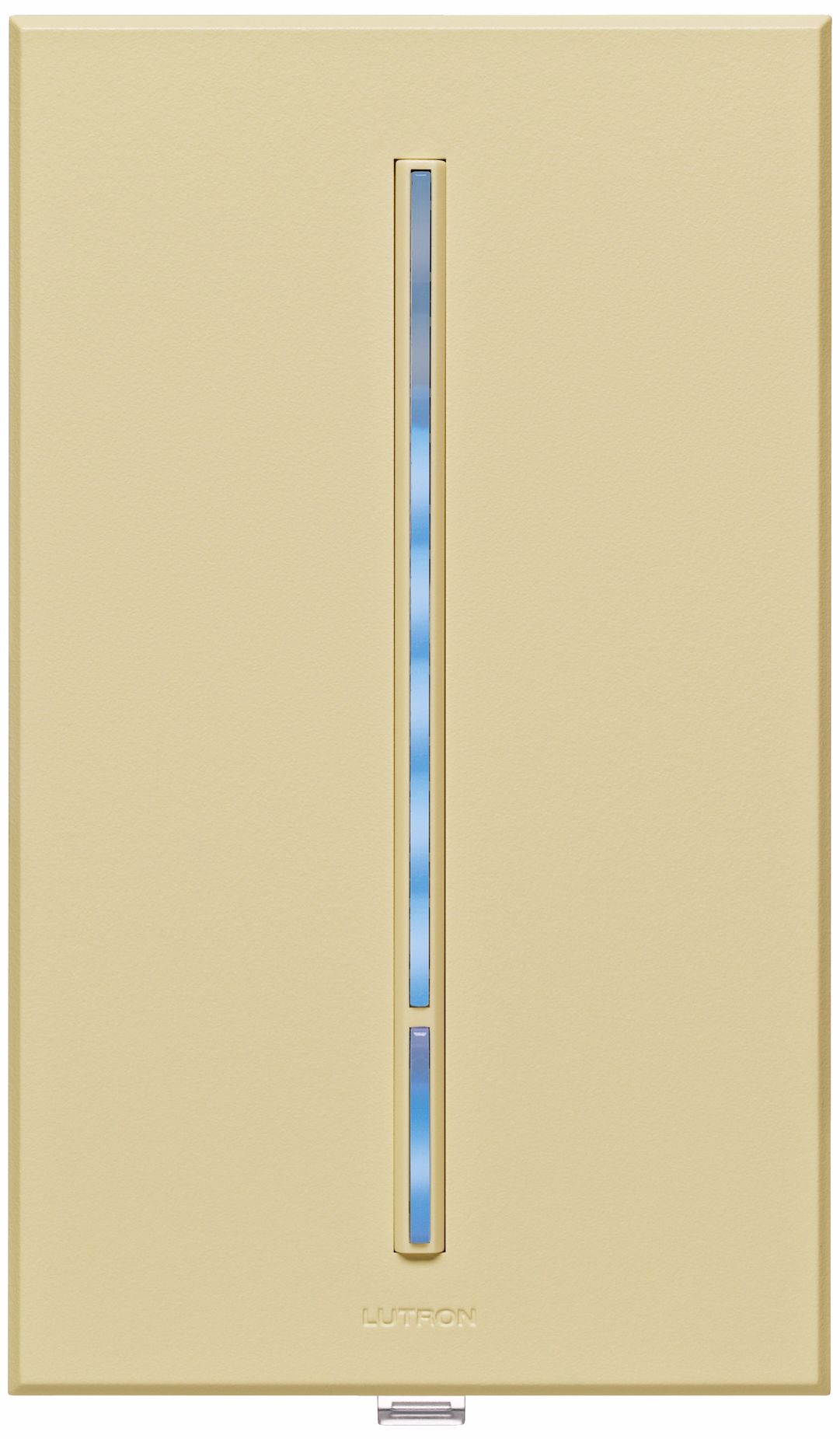 Lutron Vierti Blue LED 600 Watt Single Pole Almond Dimmer