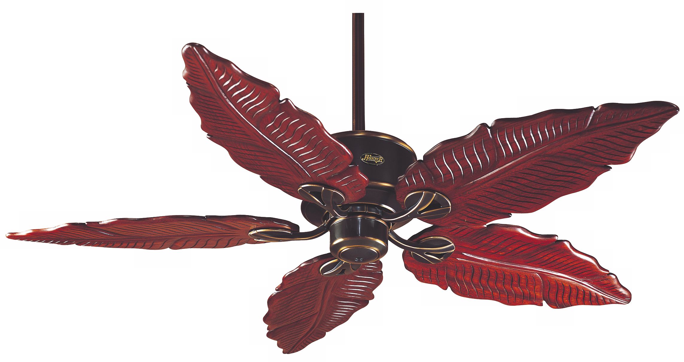 55" Hunter Coronado Amber Bronze Ceiling Fan