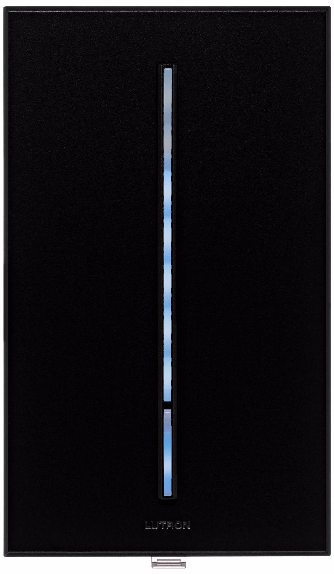 Lutron Vierti Blue LED 600 Watt Single Pole Black Dimmer