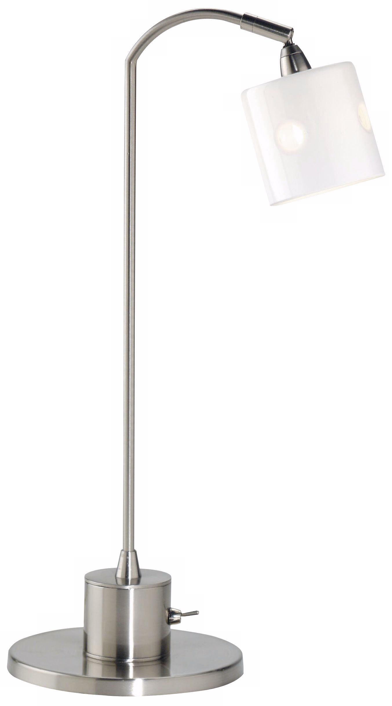 Lite Source White Eyelet Desk Lamp