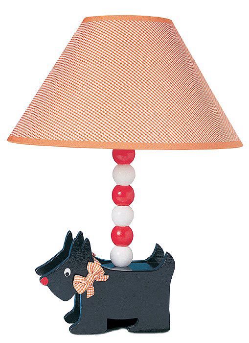Scottish Terrier Puppy Dog Table Lamp