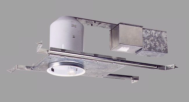 Nickel Finish Halogen Recessed Light Housing