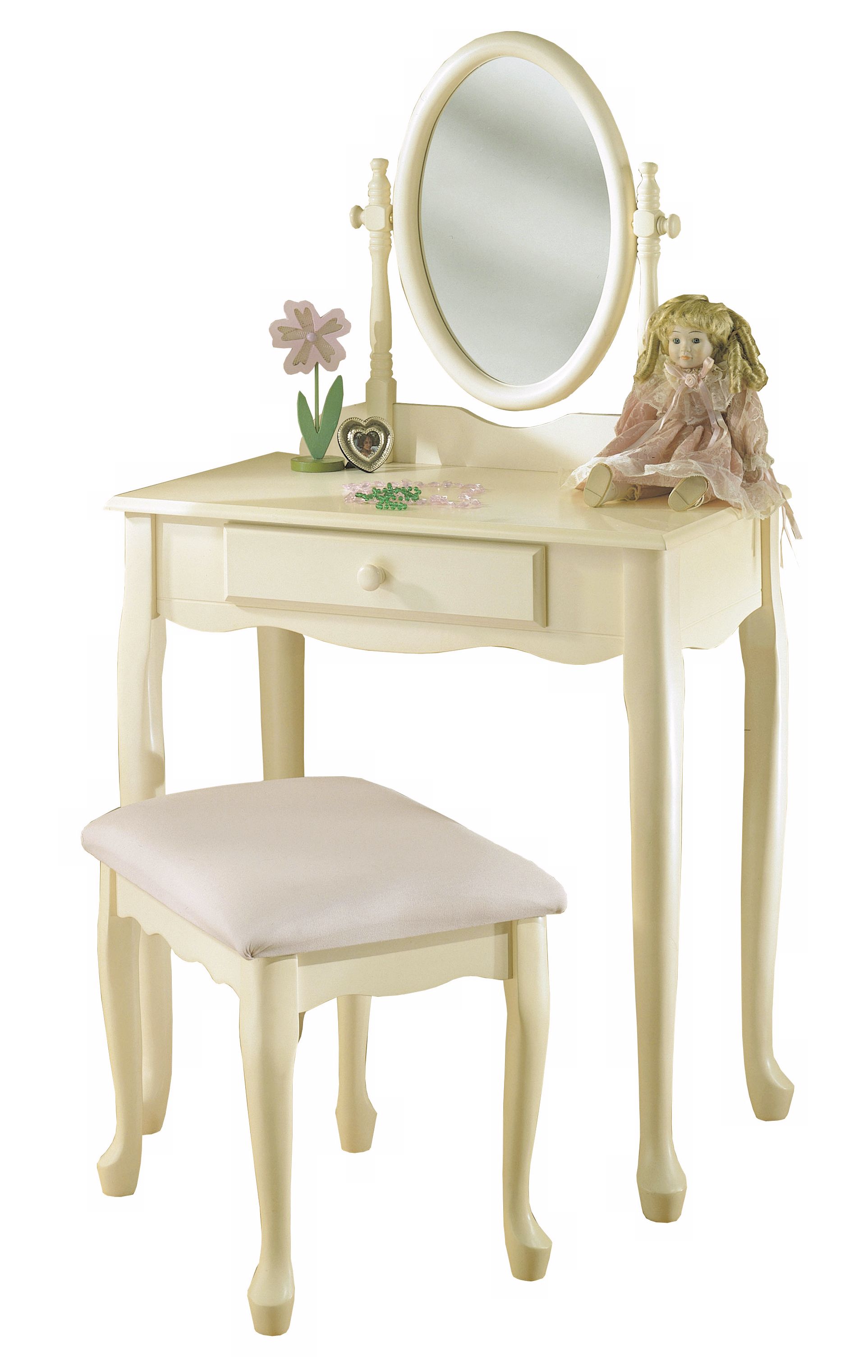 Mirrored Vanity Set
