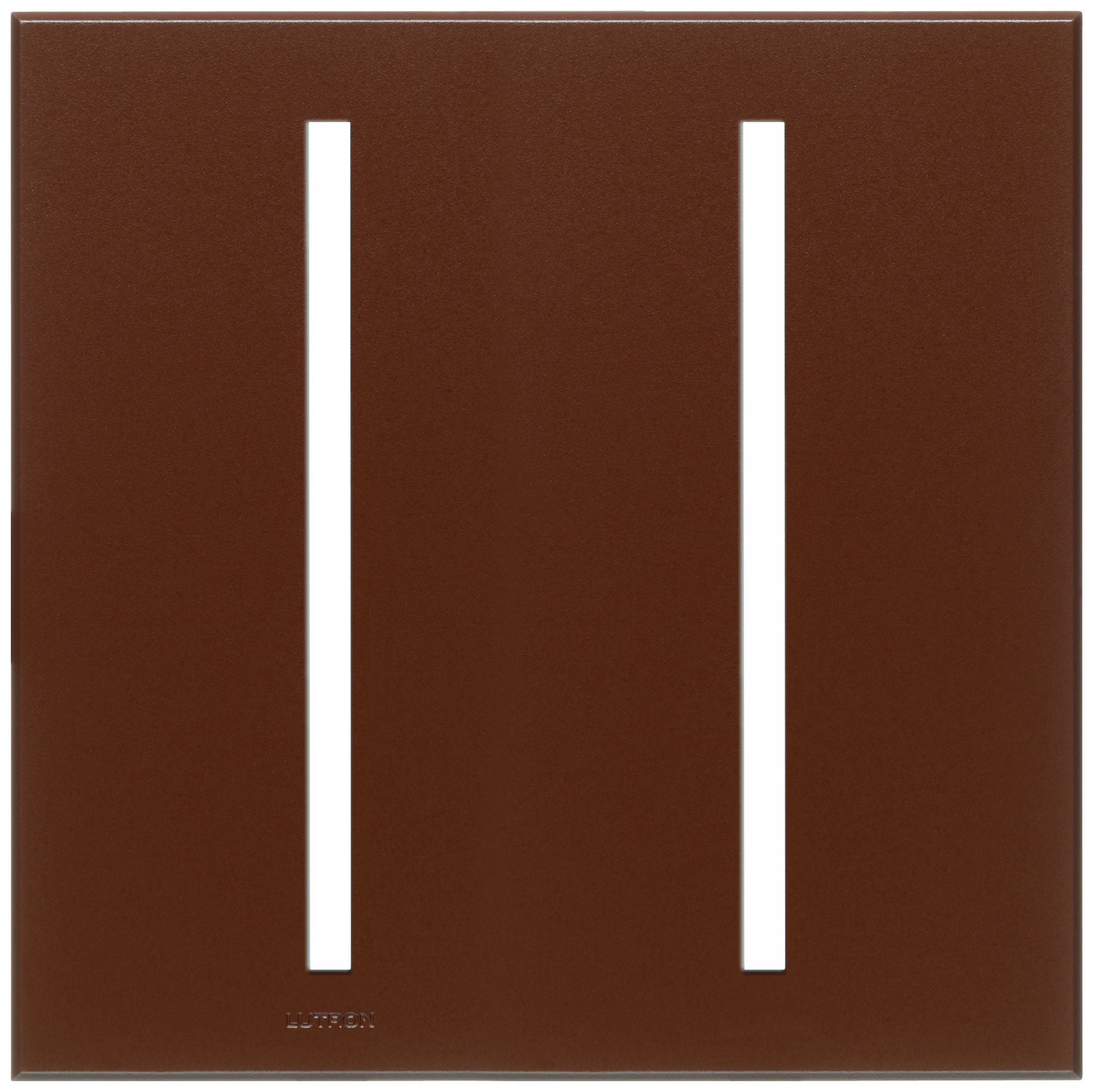 Lutron Vierti Sienna Two Gang Screwless Faceplate