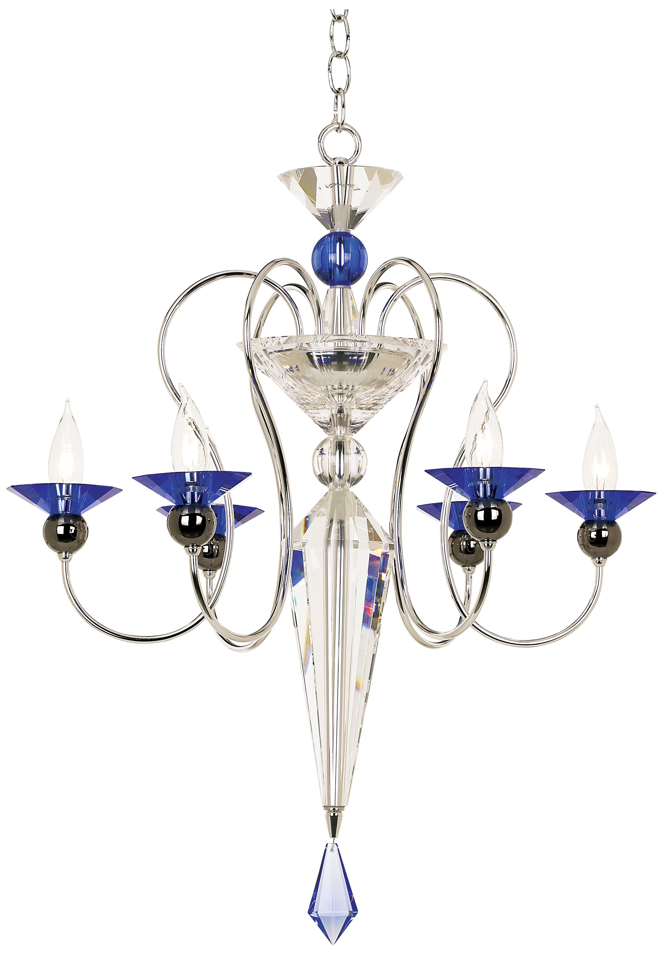 Schonbek Rhiannon Sapphire Crystal Chandelier