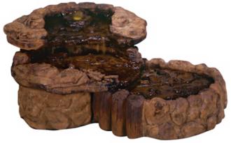 Henri Studios Pebble Spill Garden Fountain 06835