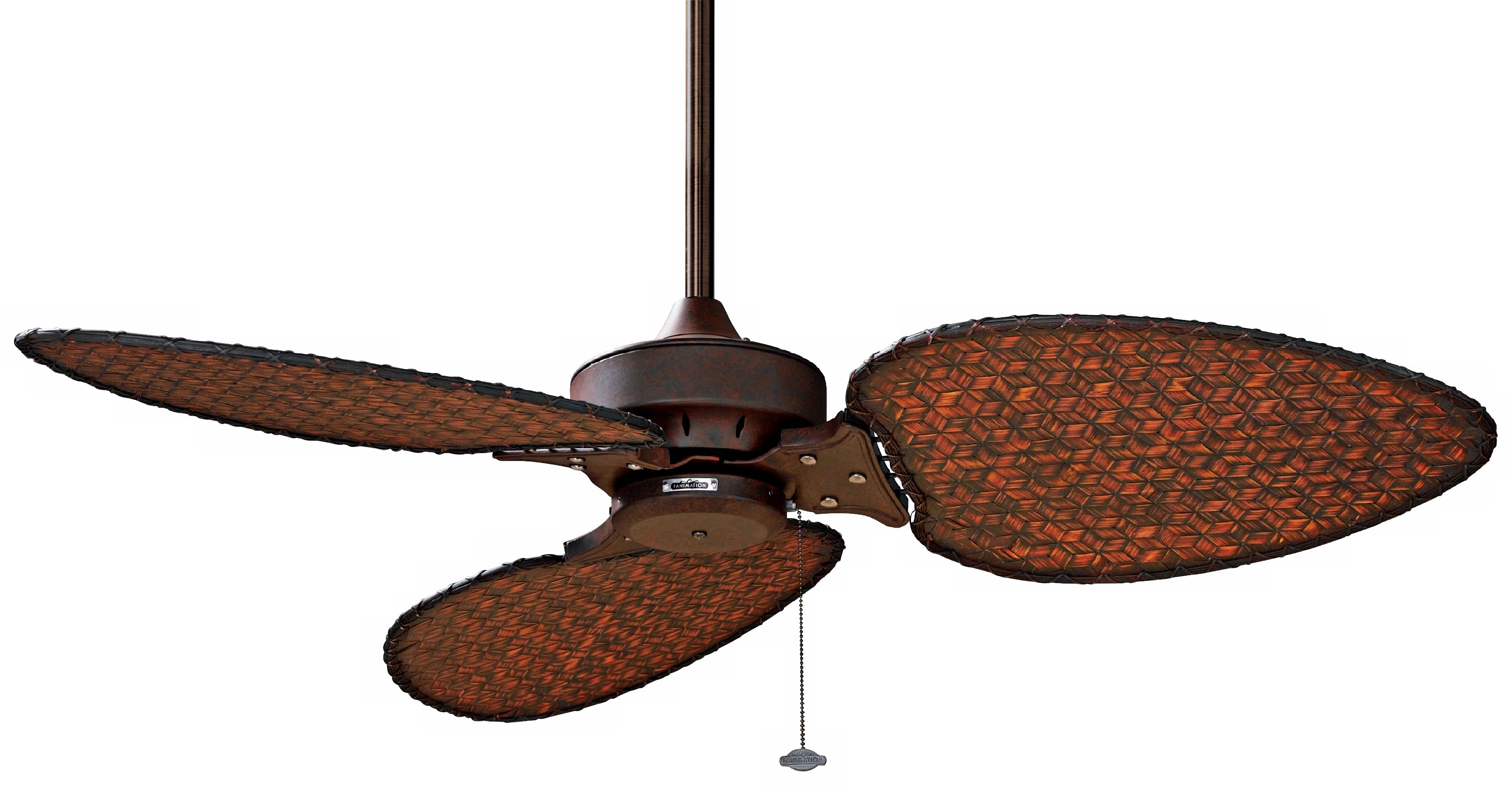56" Fanimation Windpointe Rust Ceiling Fan