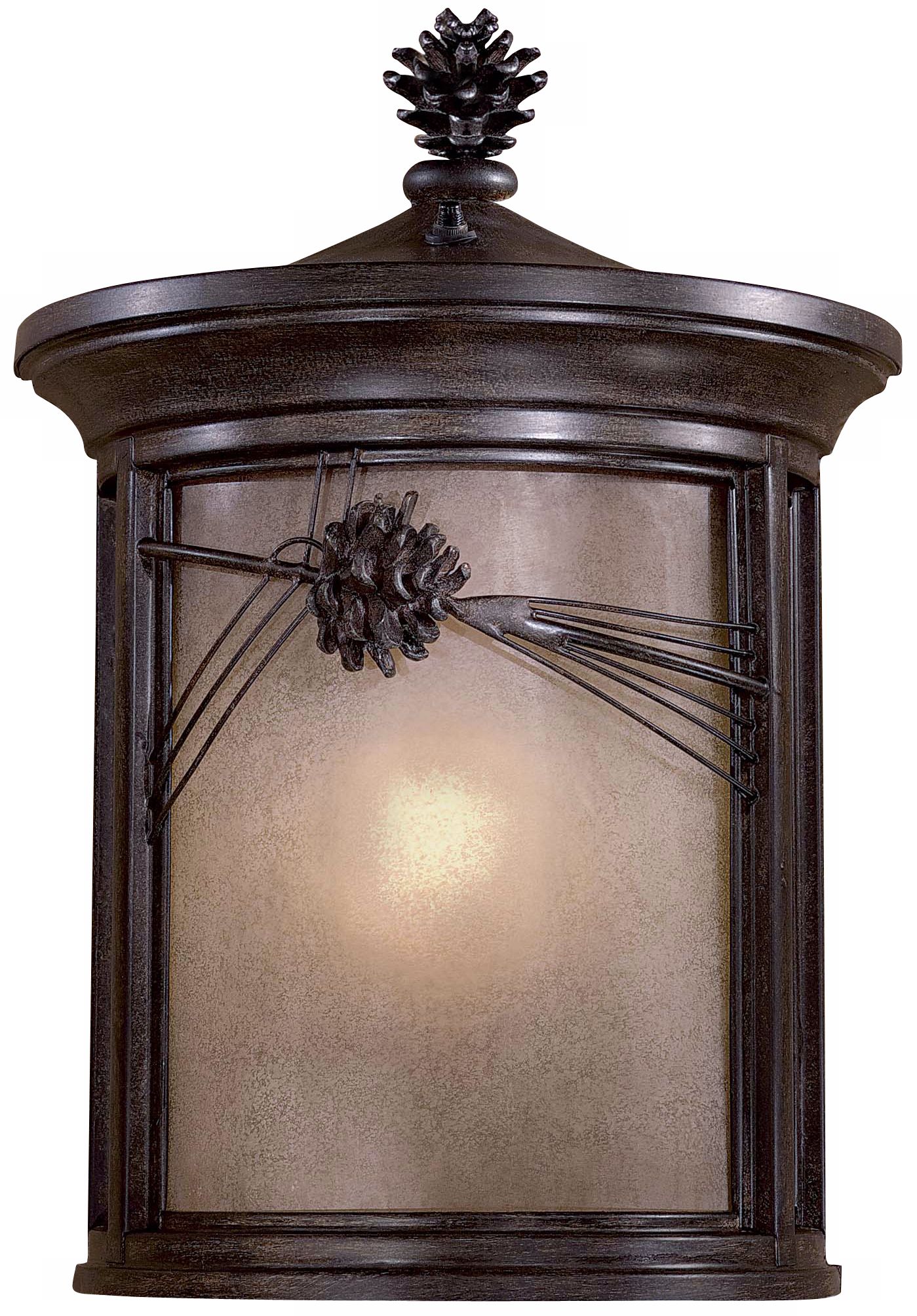 Abbey Lane 19" Pine Cone Outdoor Wall Lantern