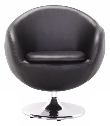 Rebound Black Contemporary Armchair
