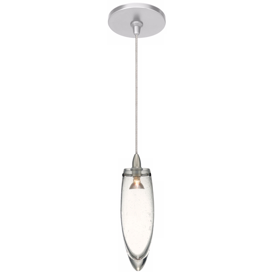 LBL Icicle Clear Glass Nickel Pendant Light   #07715 47250