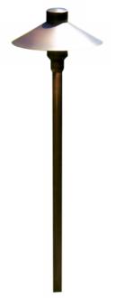 Antique Brass Conical Top Path Light 07856