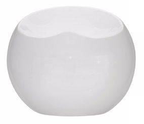 Zuo Drop Stool Collection White Contemporary Chair