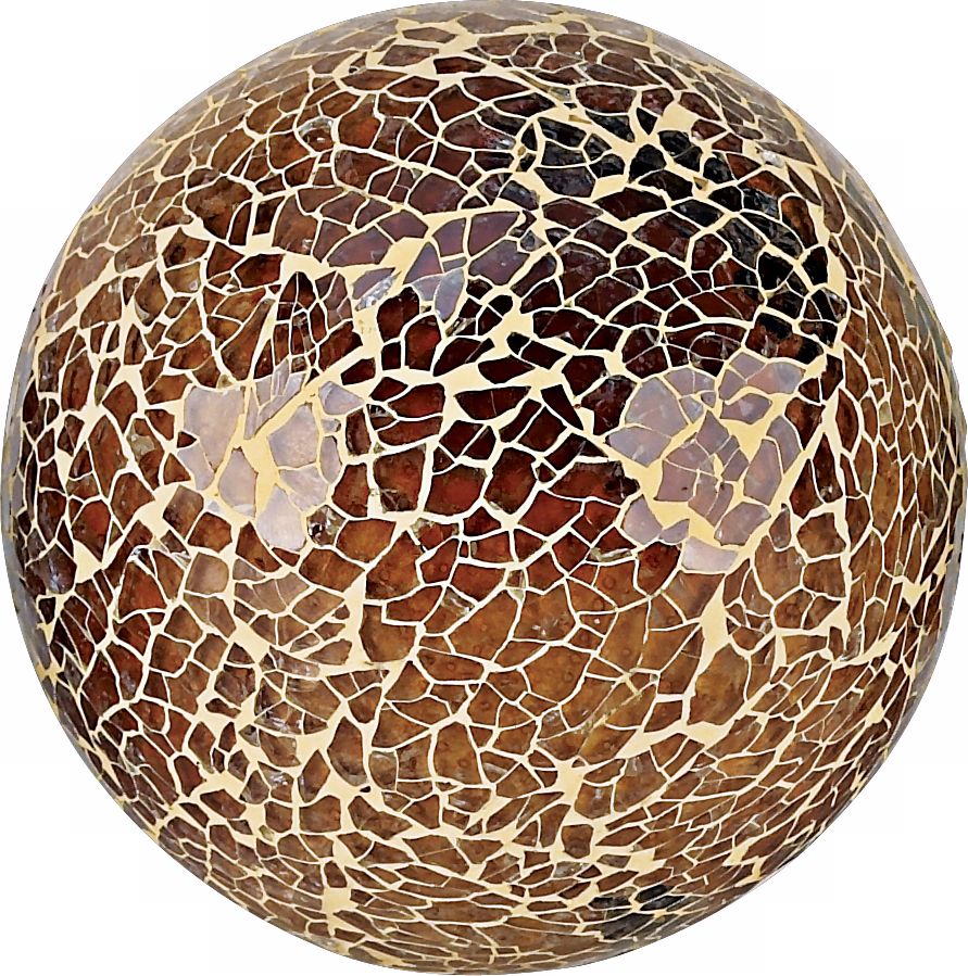 Decorative Mosaic Glass Crackle Ball