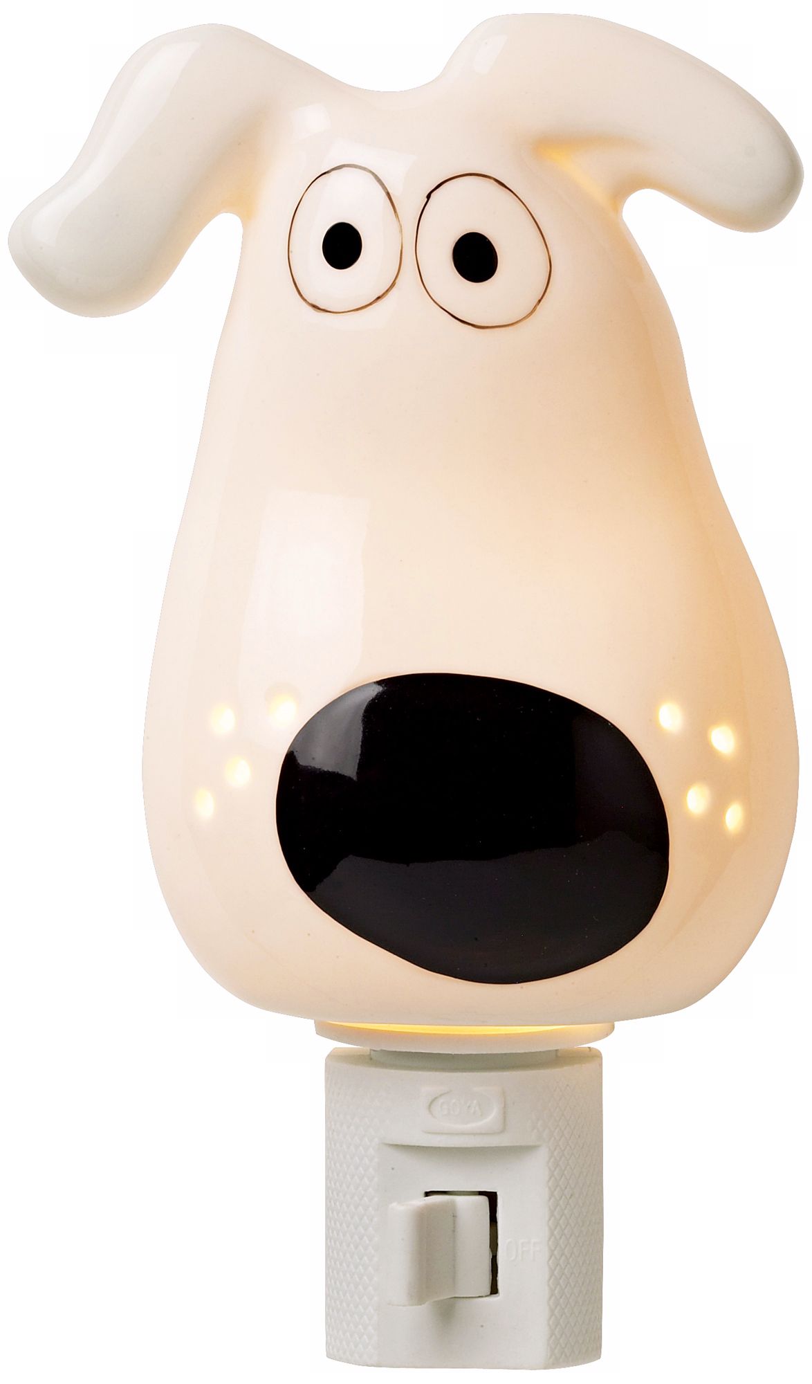 Dog Porcelain Night Light
