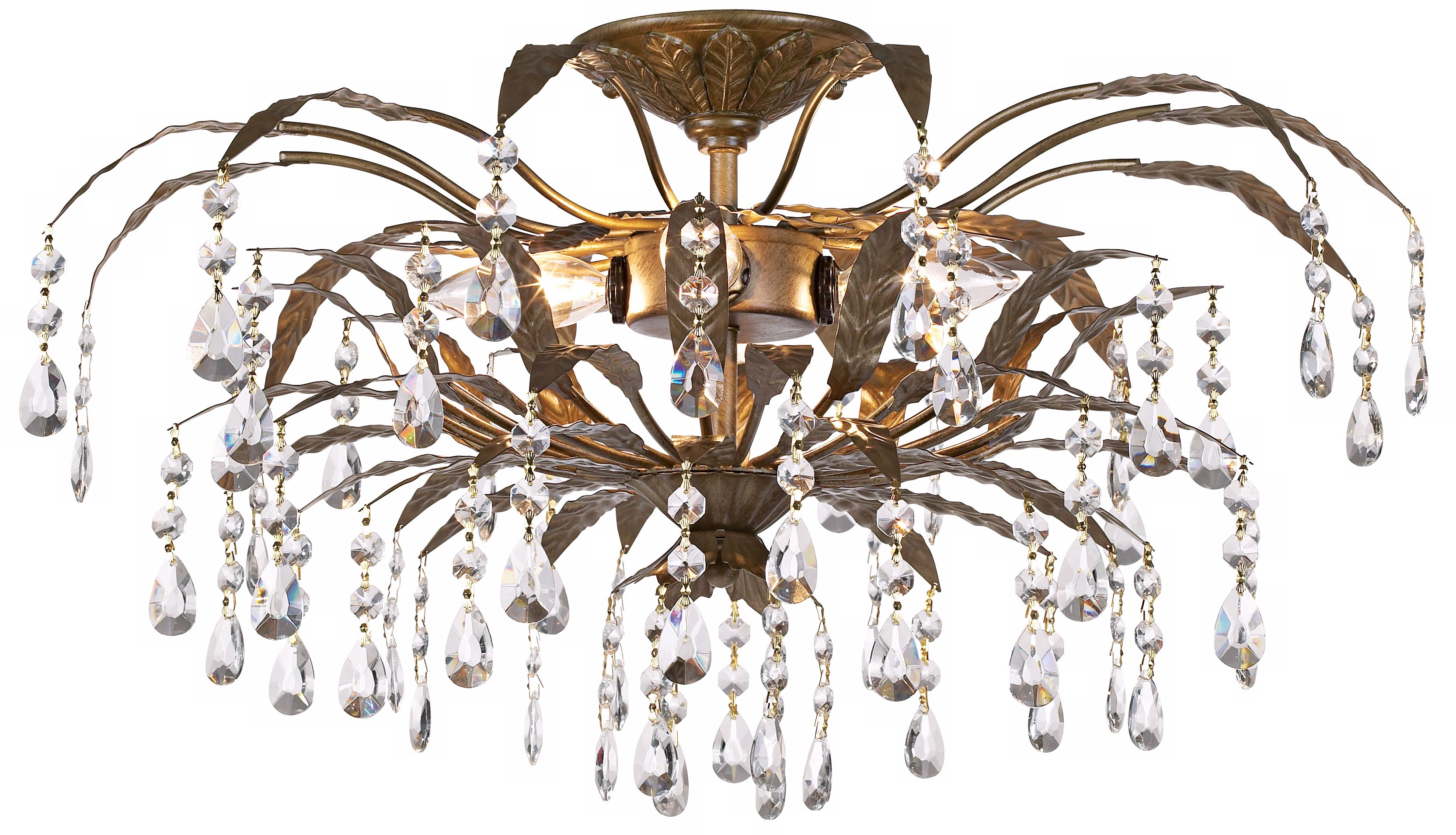 Kathy Ireland 21" Wide French Garden Ceiling Light Fixture