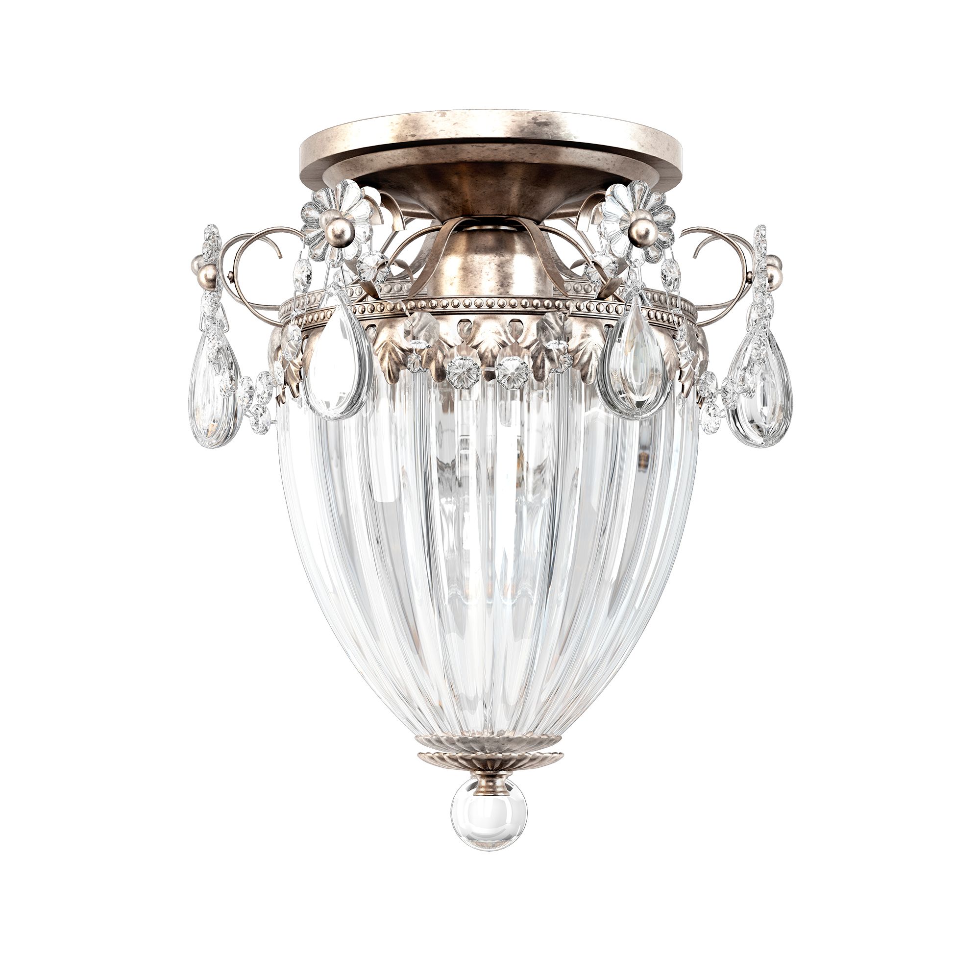 Schonbek Bagatelle Collection 10 1/2" Crystal Ceiling Light
