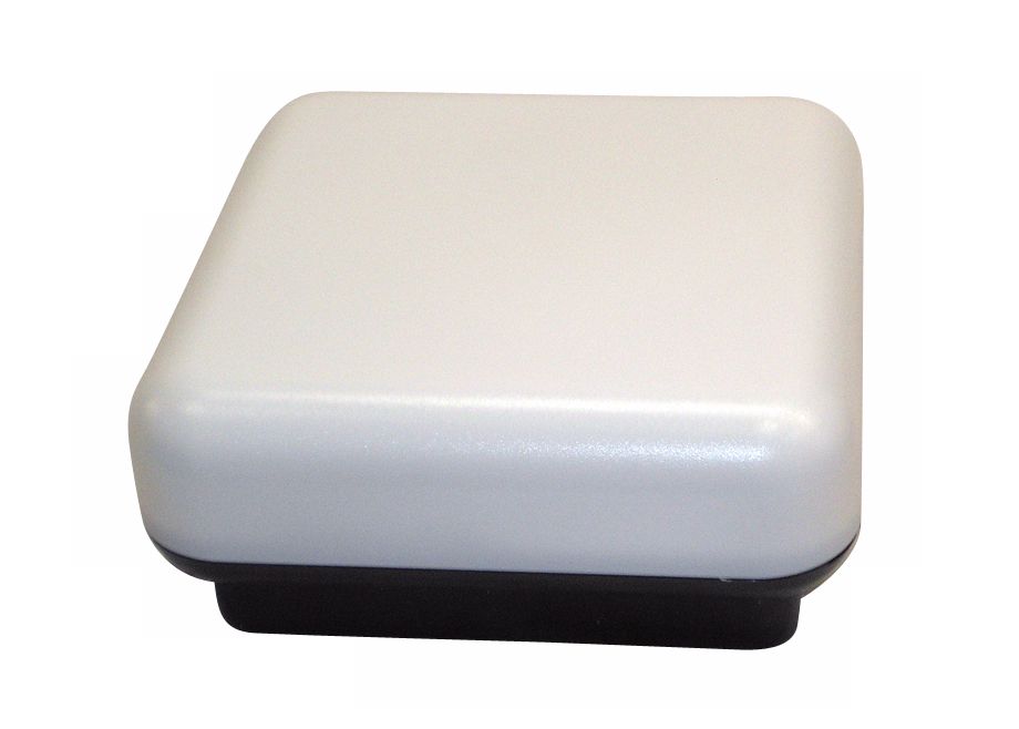 Acrylic White Flushmount 10" Wide Ceiling Light