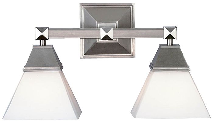 Forecast Blush 16" Wide Satin Nickel Bathroom Light Fixture