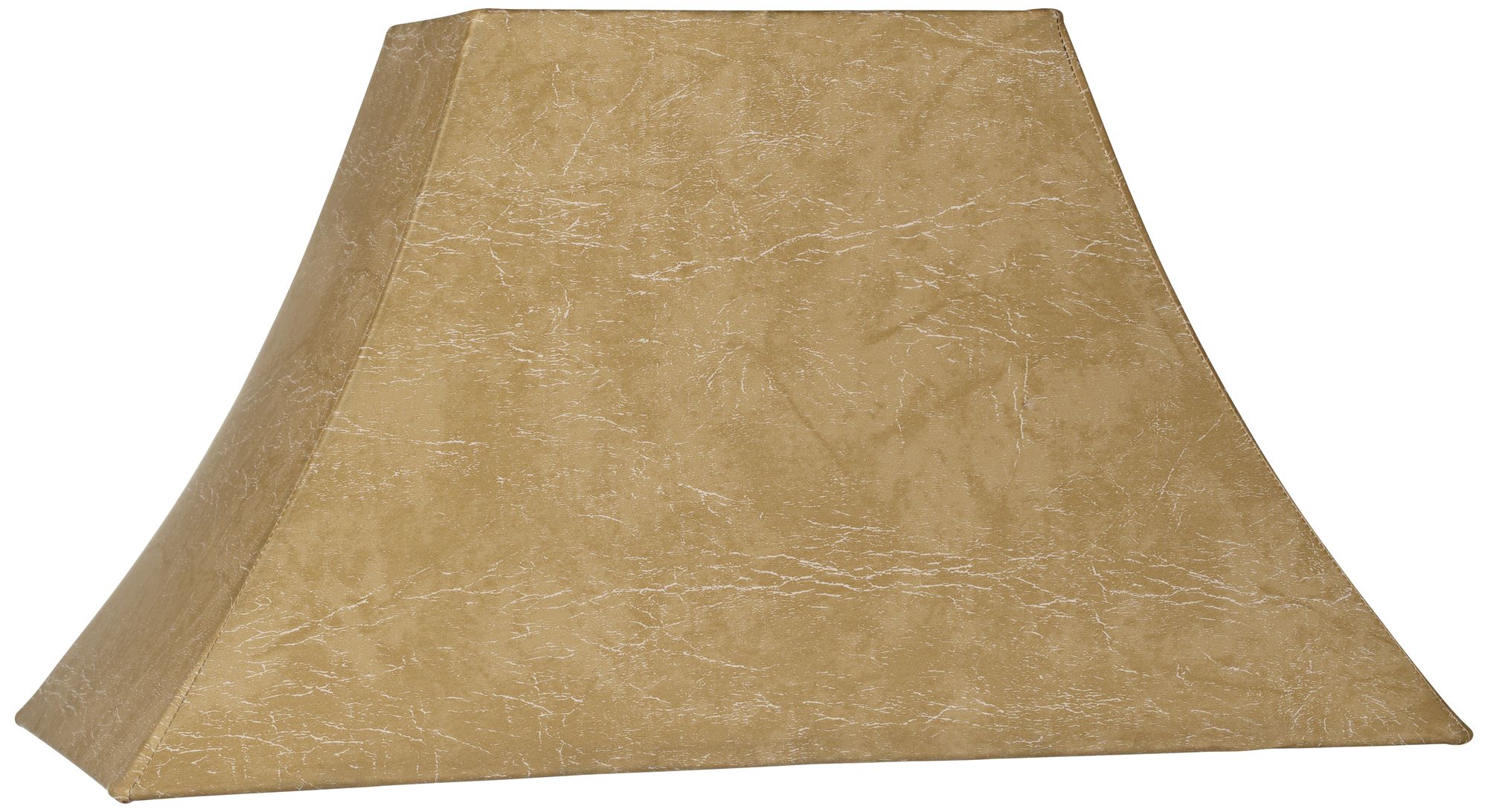 Faux Leather Lamp Shade  7.75x18x9.5 (Spider)