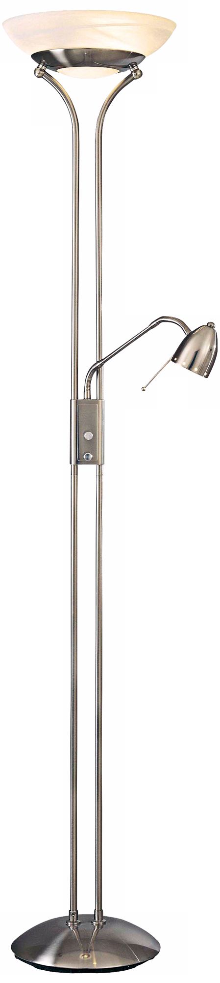 George Kovacs Floor Lamp Torchiere with Reading Light
