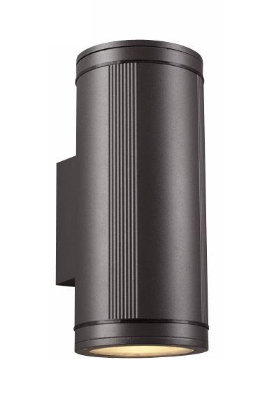Meridian Up-Down Bronze Outdoor Wall Light