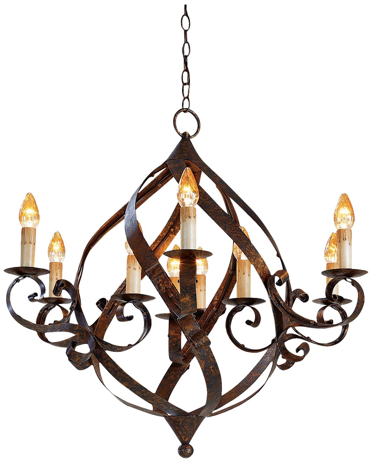 Currey and Company Gramercy 9-Light Chandelier