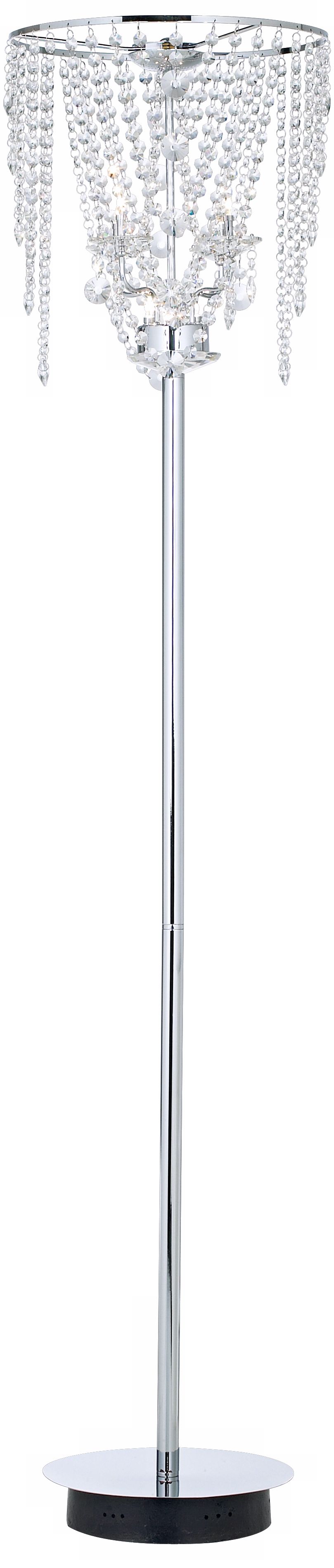 Possini Euro Du Sur Crystal Bead Floor Lamp