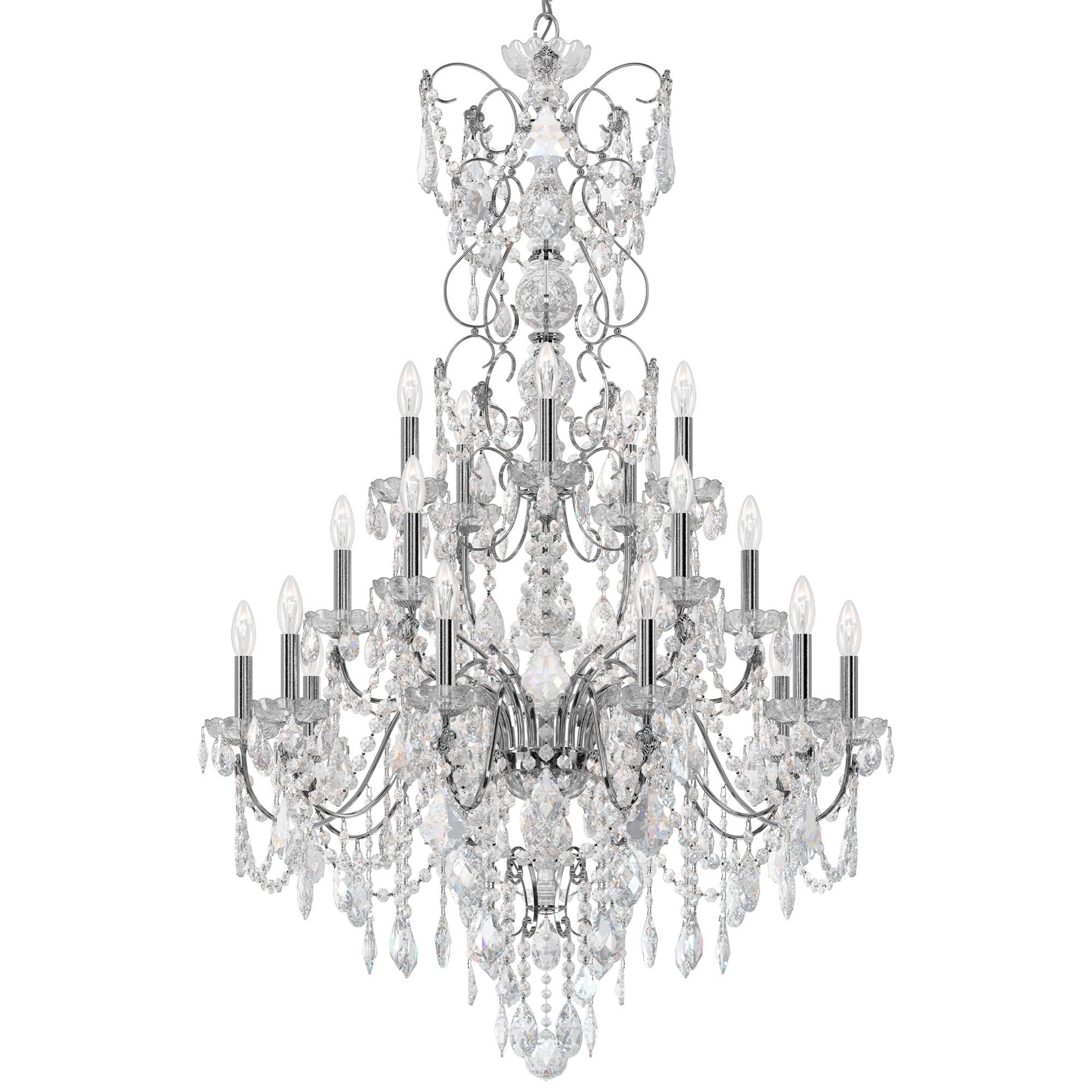 Schonbek Century Collection 37" Wide Crystal Chandelier