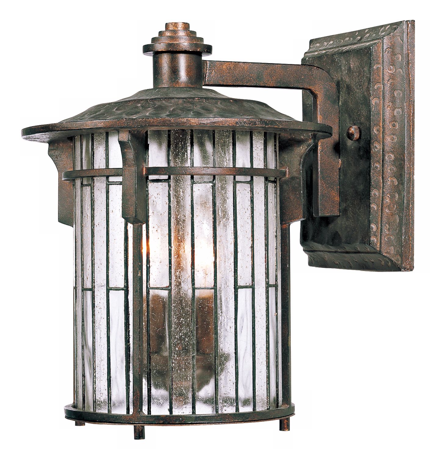 Arroyo Park 13" High Seedy Glass Outdoor Wall Light