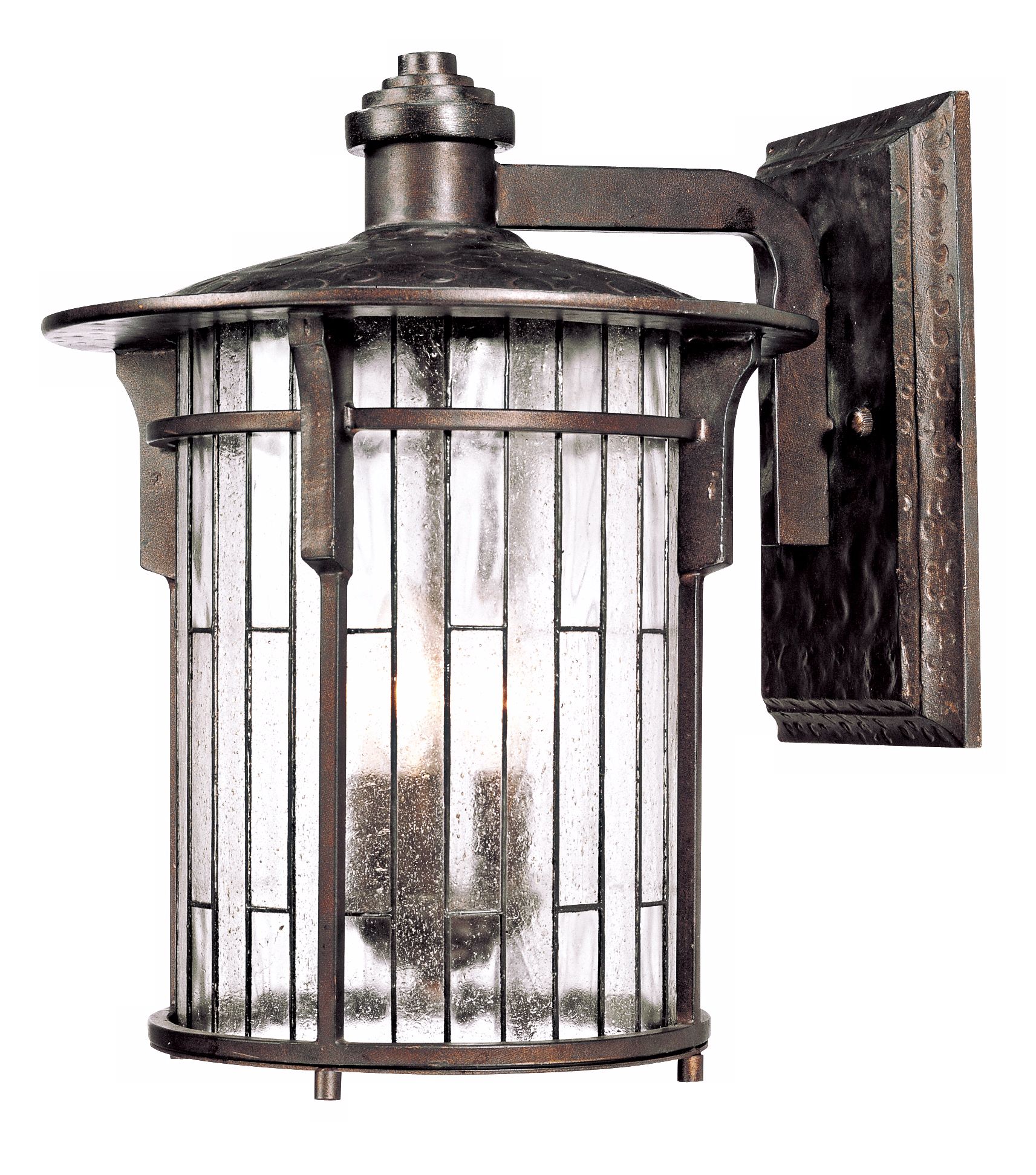 Arroyo Park Seedy Glass 16" High Outdoor Wall Light