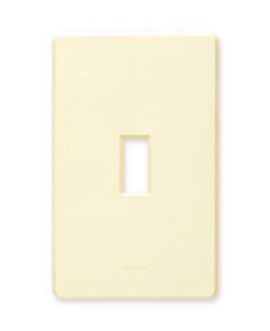 Lutron 1 Gang Screwless Almond Finish Wall plate