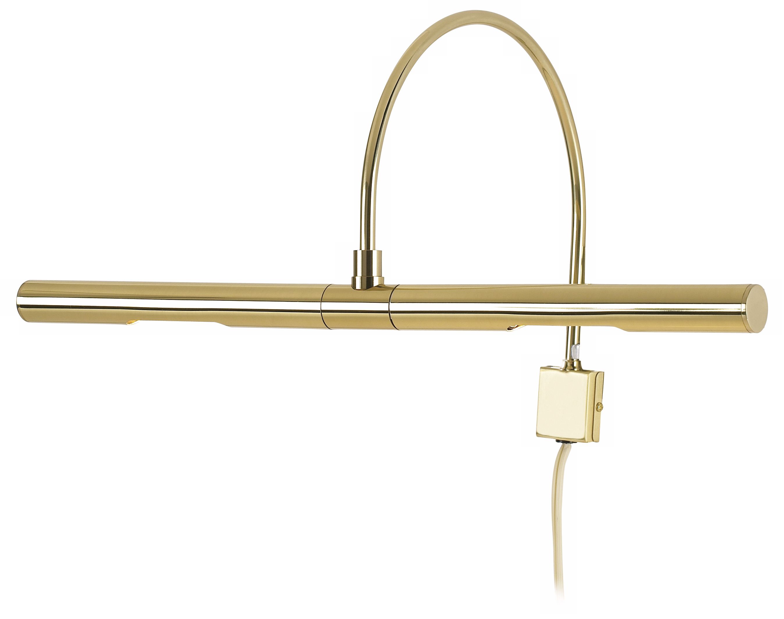 Advent Profile 16" Wide Polished Brass Plug-in Picture Light