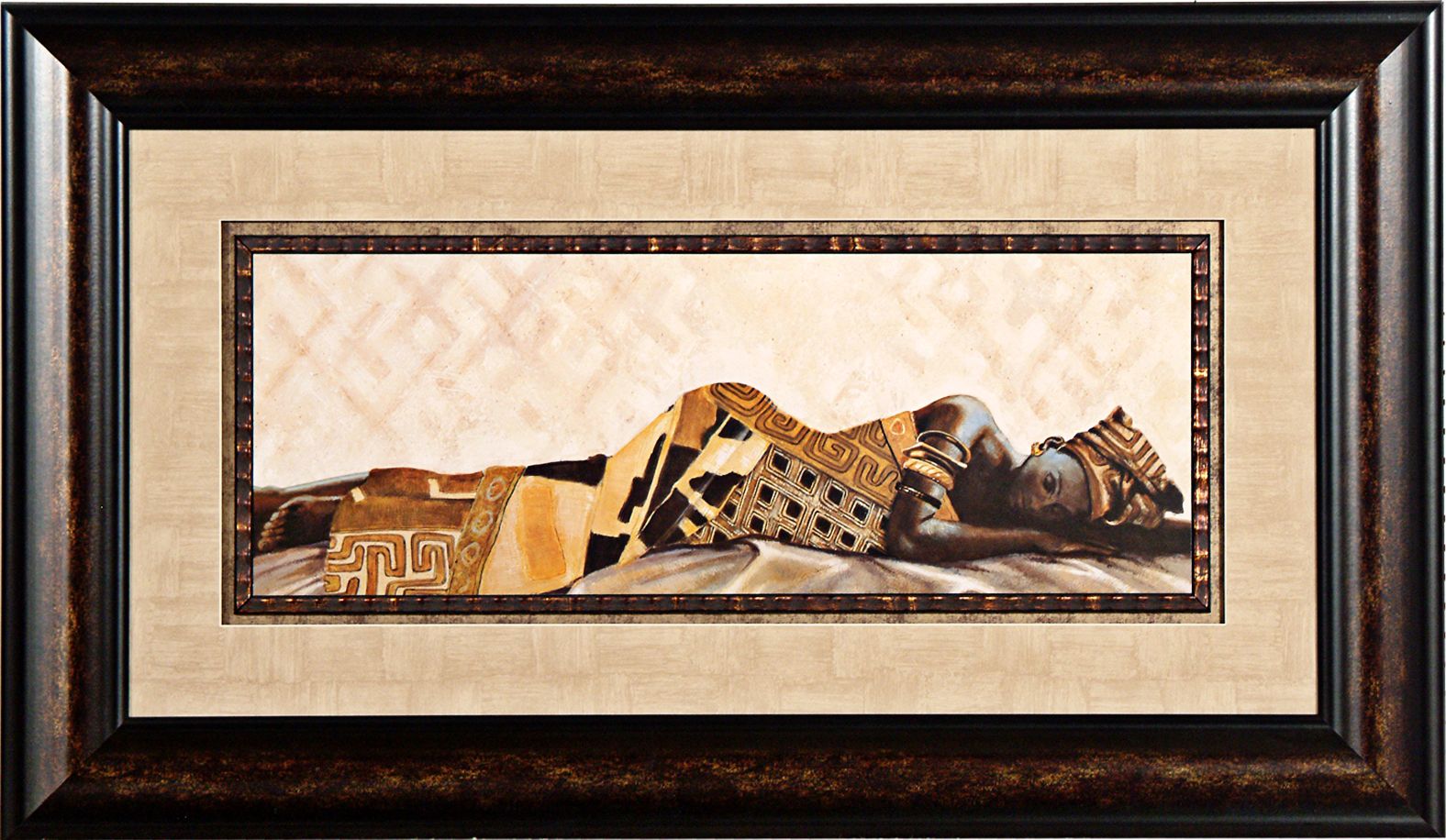 Femme Africaine VI 46" Wide Art Print
