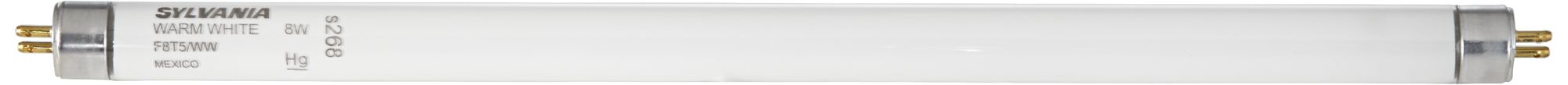 F8T5 Fluorescent 12" Warm White Light Bulb