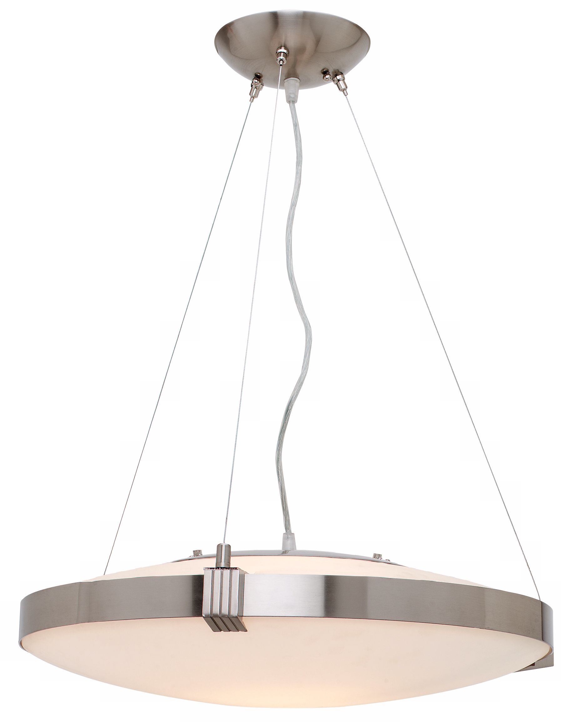 Luna Aircraft Cable Single Light Pendant Chandelier