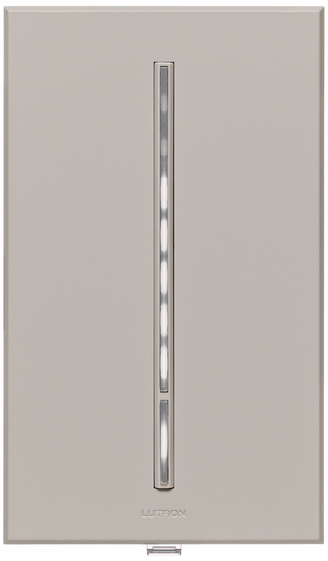 Lutron Vierti 600 Watt White LED Multilocation Gray Dimmer