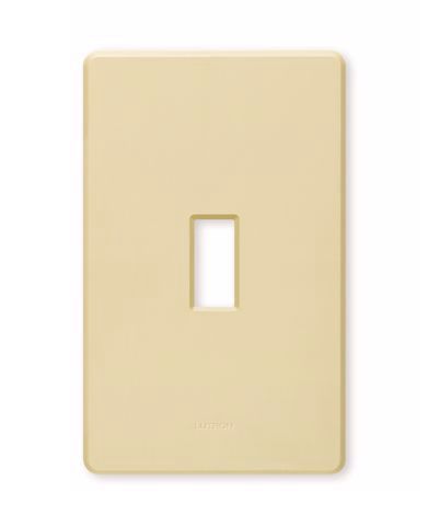 Lutron 1 Gang Screwless Ivory Wall plate