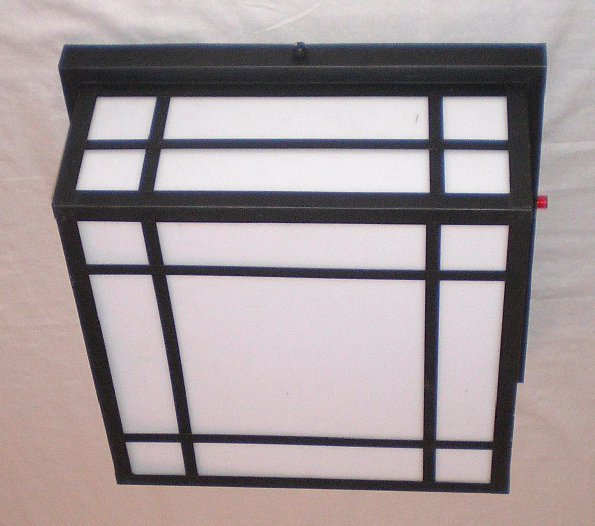 Bronze Opal Glass Energy Efficient 12" Wide Ceiling Light