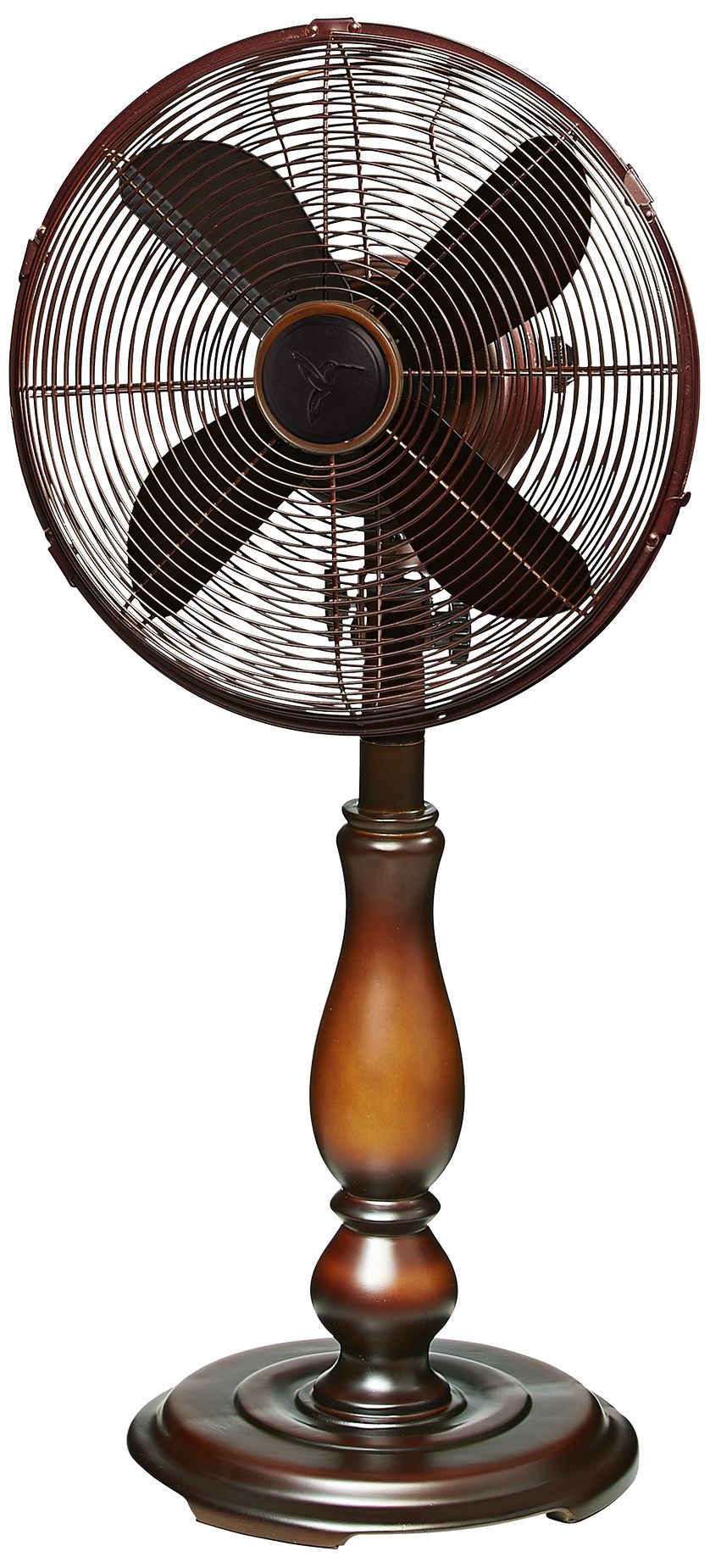 12" Sutter Bronze Tabletop Fan